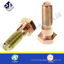 China Supplier Low Price Zinc Finished Hexagonal Bolt